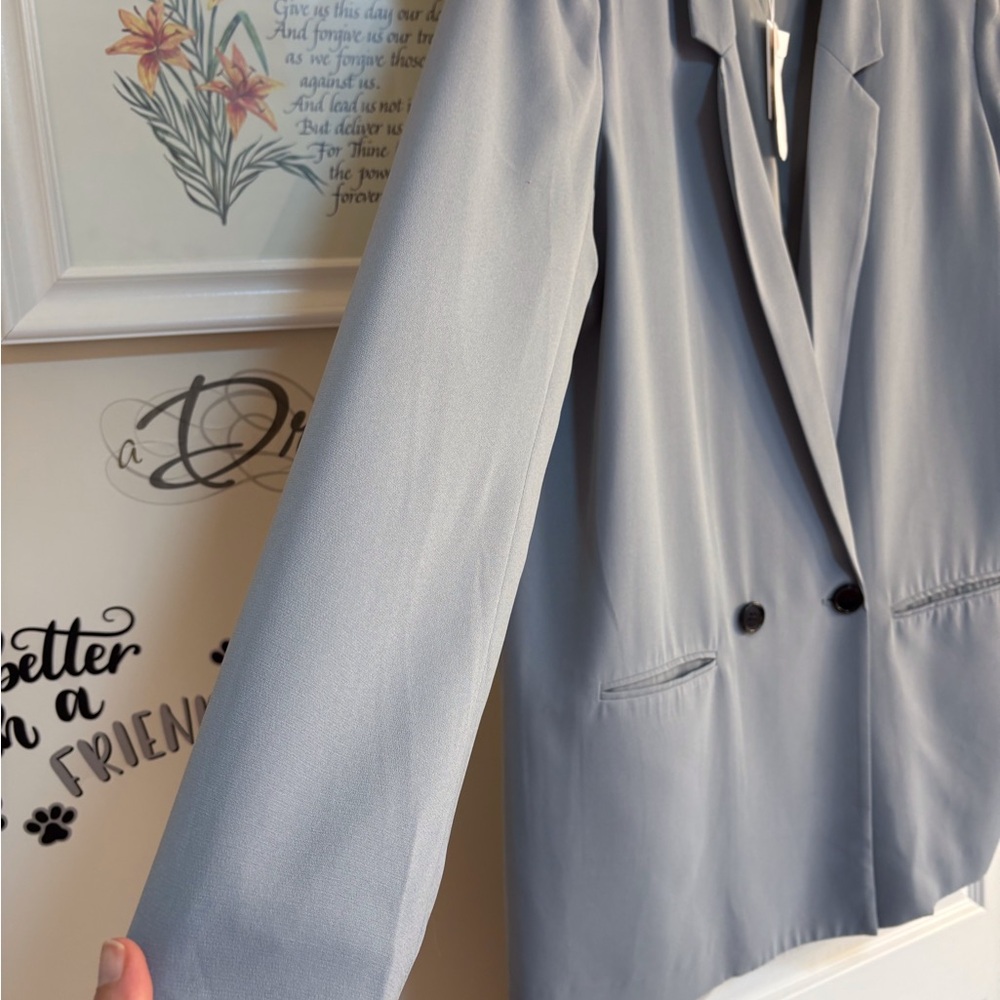 Size XXL Mural Gray Blazer Professional Tailored Suit Jacket - Picture 3 of 4